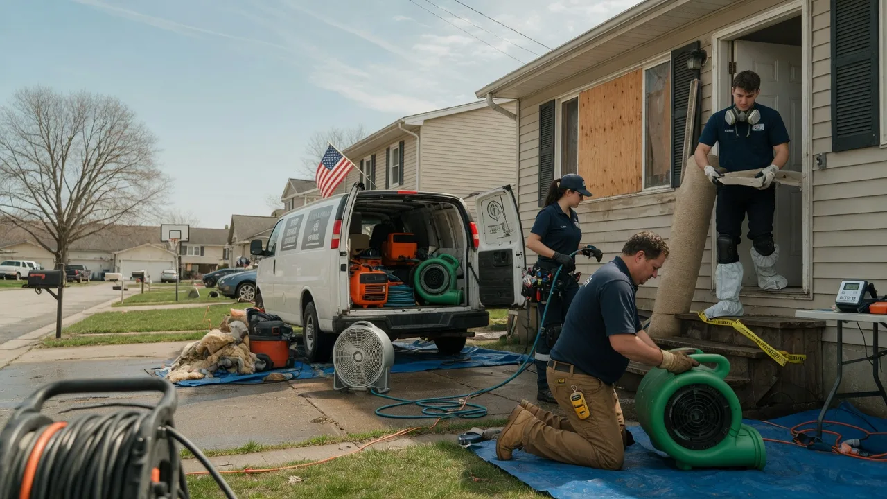 Water Damage Restoration in Matthews, IN near me